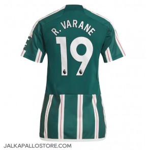 Manchester United Raphael Varane #19 Vieraspaita Naisten 2023-24 Lyhythihainen
